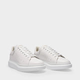 Oversized  Sneakers - Alexander Mcqueen - White/White - Leather