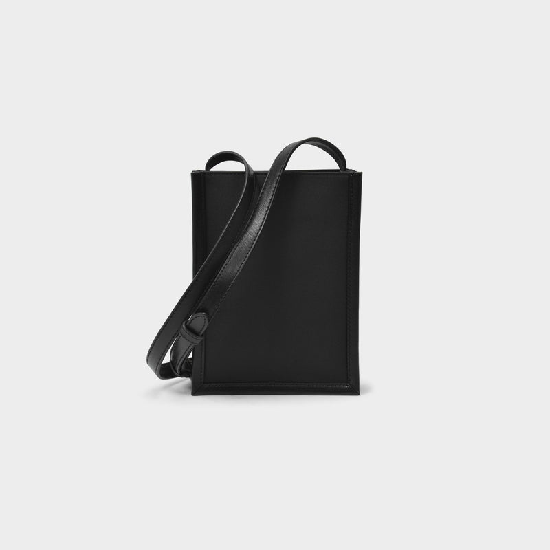 Mini Crossbody Bag in Black Leather