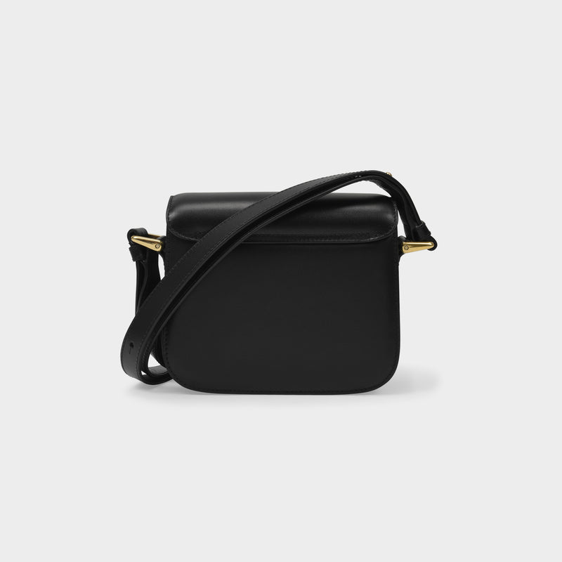 Grace Small Hobo Bag - A.P.C. - Black - Leather