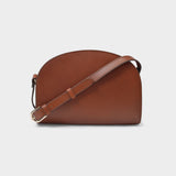 Demi-Lune Hobo Bag - A.P.C. - Hazelnut - Leather