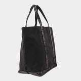 Sequin and canvas Medium zipped Tote