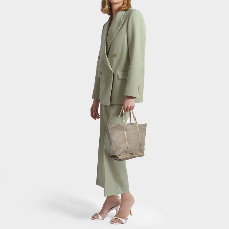【関税込み】Cabas S Tote Bag - Vanessa Bruno - Sand - Linen 03W021370B.jpg