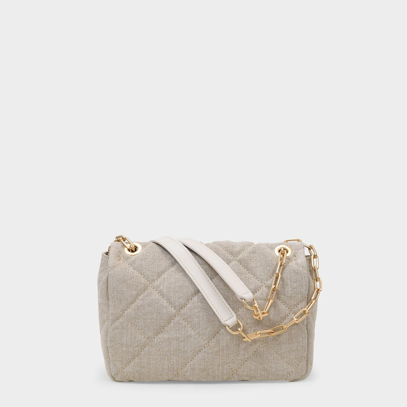 Moon Mm Hobo Bag - Vanessa Bruno -  Sand - Leather