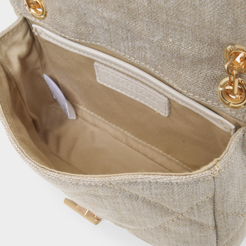 Nano Moon Hobo Bag - Vanessa Bruno -  Sand - Leather