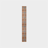 Giant Check Kn Sc Scarf in Dusty Caramel Wool