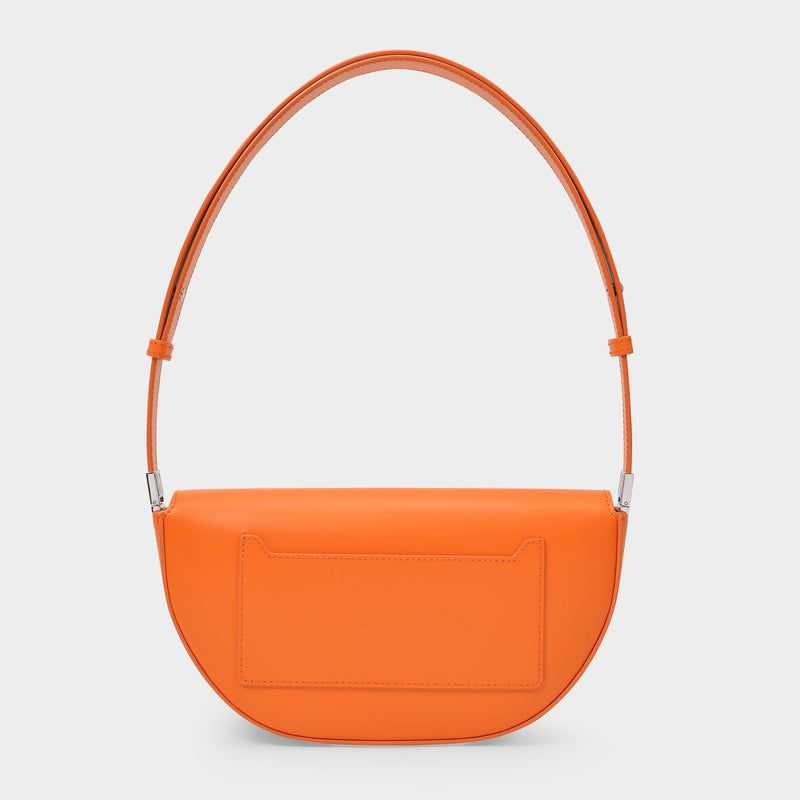 Olympia Small Bag in Orange Leather