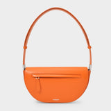 Olympia Small Bag in Orange Leather