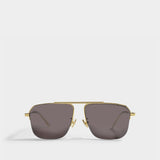 Sunglasses in Gold Metal