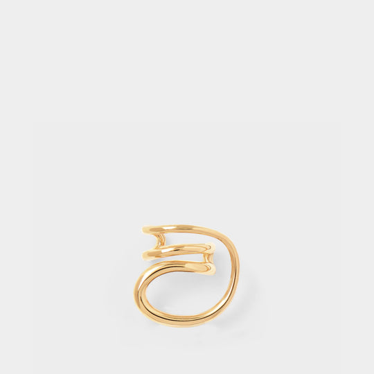 Round Trip Earcuff in Gold Silver