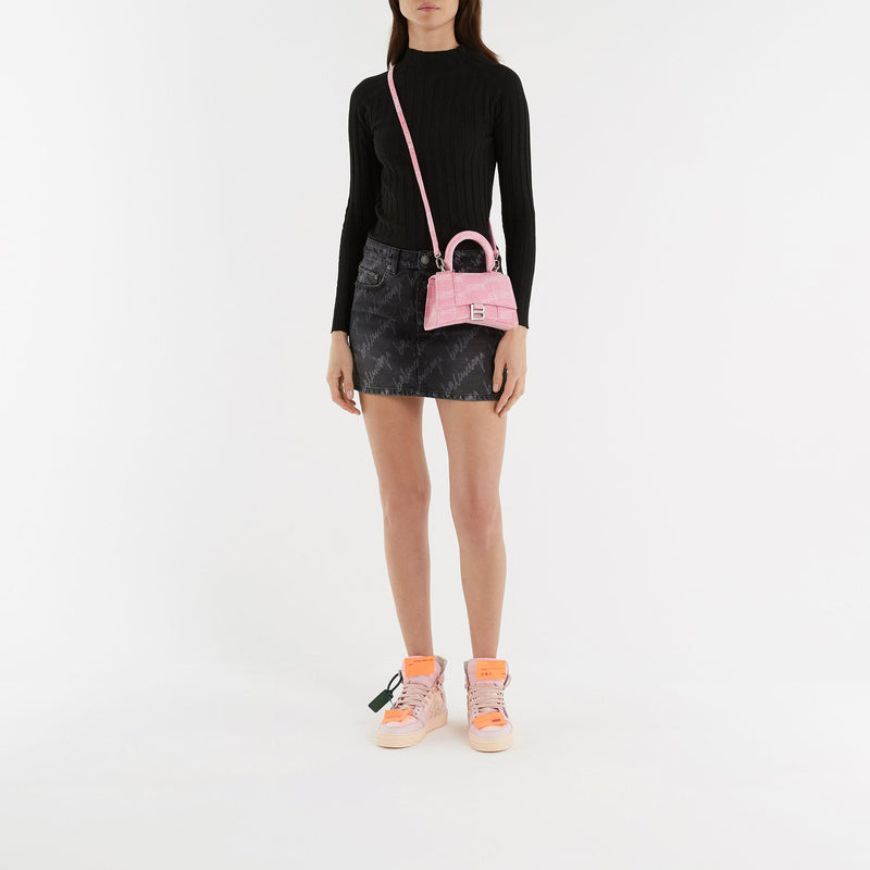 Balenciaga Pink Mini Hourglass Bag