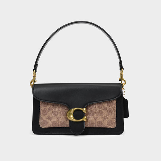 Tabby 26 Hobo Bag - Coach - Tan Black - Canva
