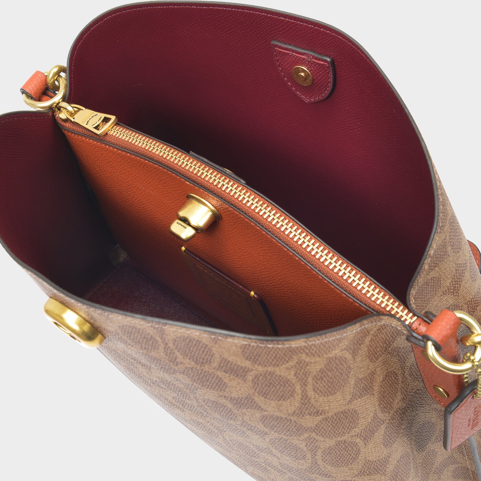 【PORTERNA】Willow suede shoulder bag COACH Willow Suede Rivet Shoulder Bag at Hamilton Place in