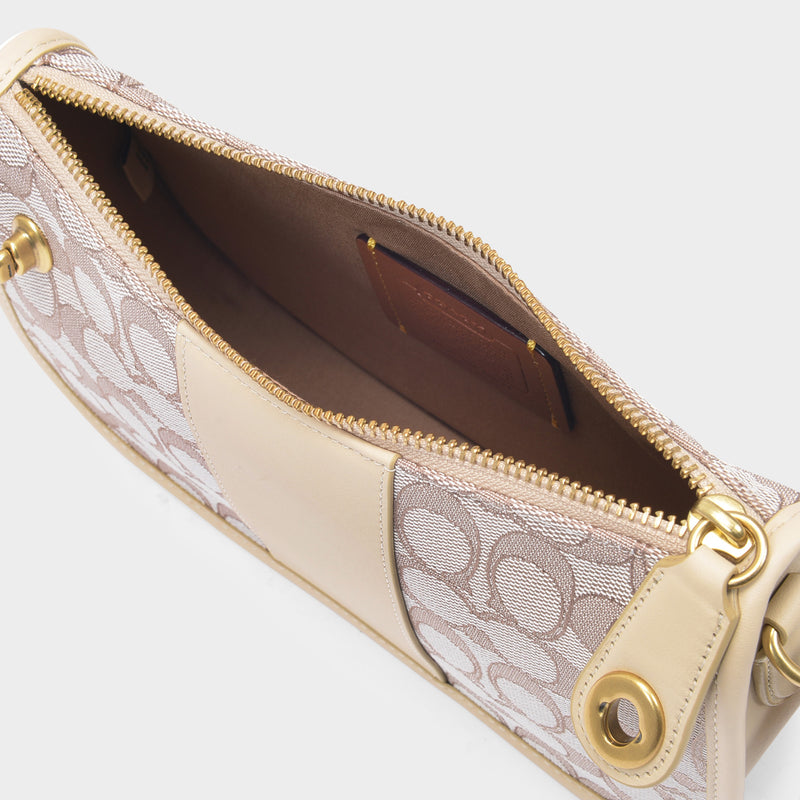 Hobo Swinger bag - Coach - Jacquard - Beige