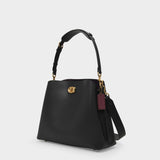 Willow Shoulder Bag - Coach - Black - Leather