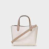 Willow Tote 24 Tote Bag - Coach - Chalk Multi - Leather