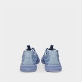N3W Net Sneakers in Blue Canvas