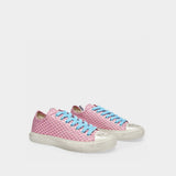 Ballow Jacquard Alina Sneakers in Pink Canvas