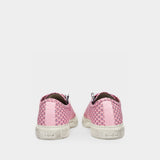 Ballow Jacquard Alina Sneakers in Pink Canvas