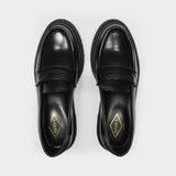 Type 159 Loafers in Black Leather