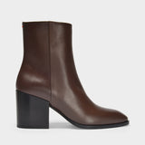 Leandra Ankle Boots in Brown Leather