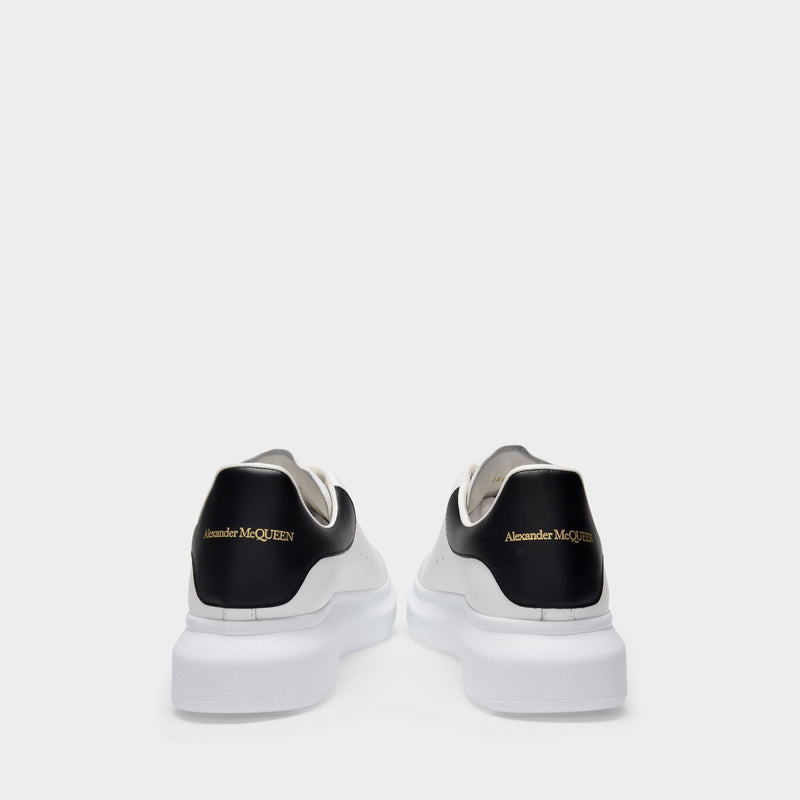 Alexander mcqueen black leather cheap