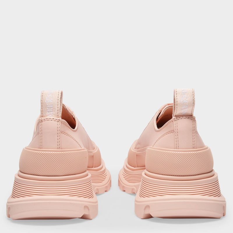 Tread Slick Low Sneakers in Pink Leather