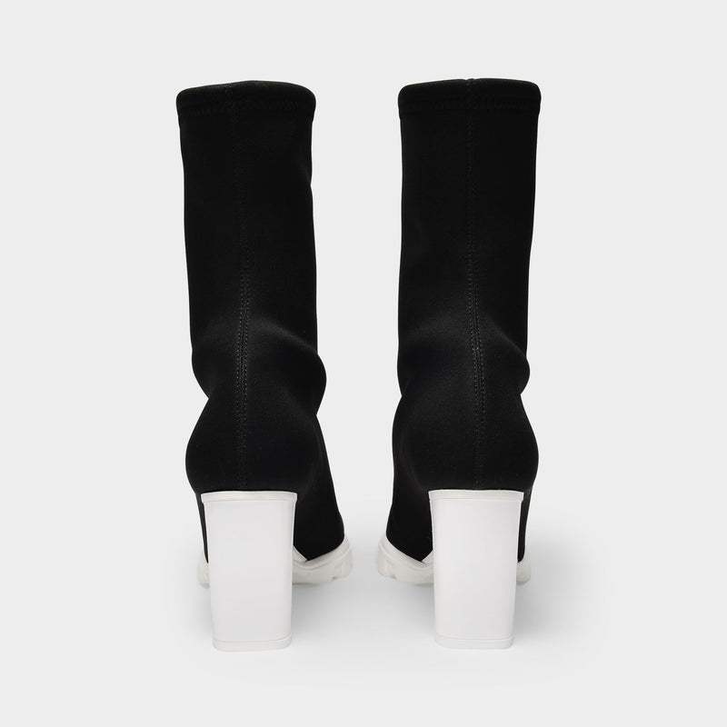 Scuba Soft Boots in Black Canvas