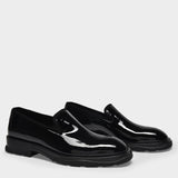 Loafers in Black Leather