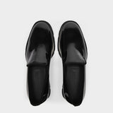 Loafers in Black Leather