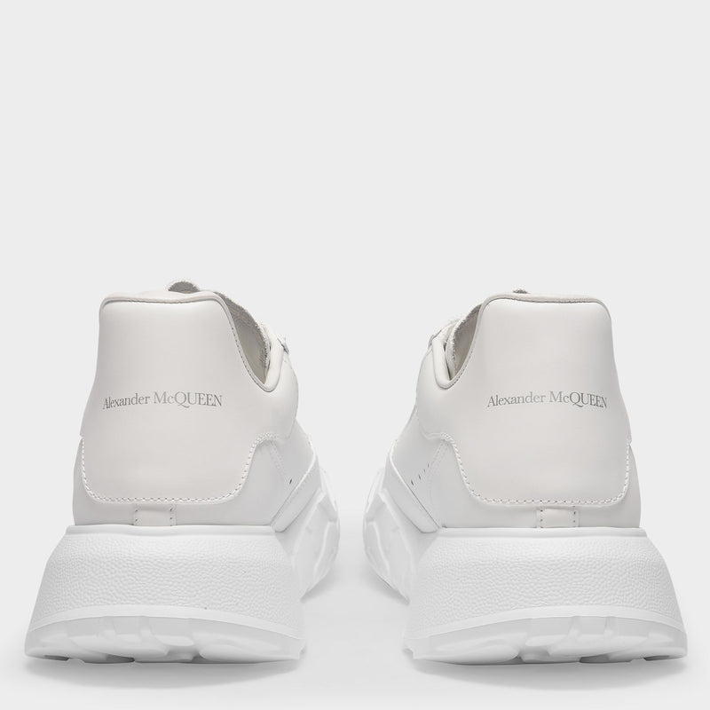 Court Sneakers in White Leather