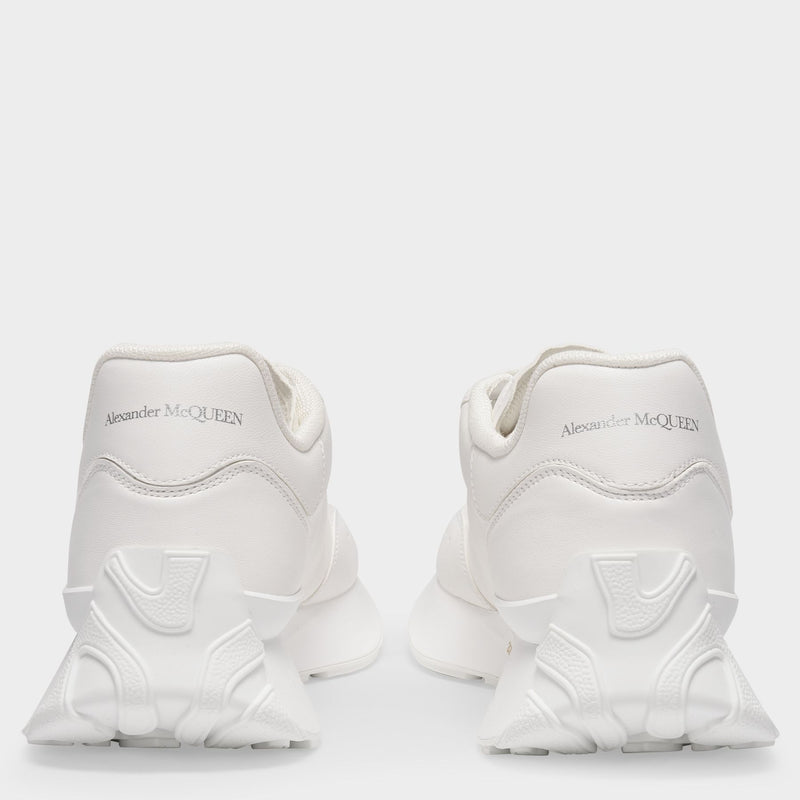 Oversized Sneakers - Alexander Mcqueen - White - Leather