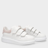 Oversized Sneakers - Alexander Mcqueen - White/Patchouli - Leather