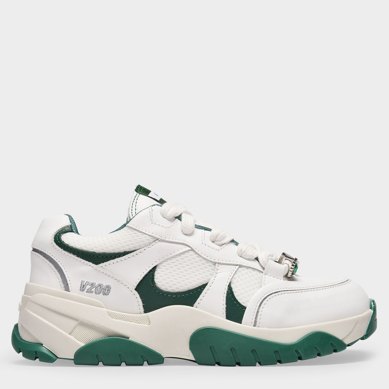 Catfish Sneakers - Axel Arigato -  White/Green Kale - Leather