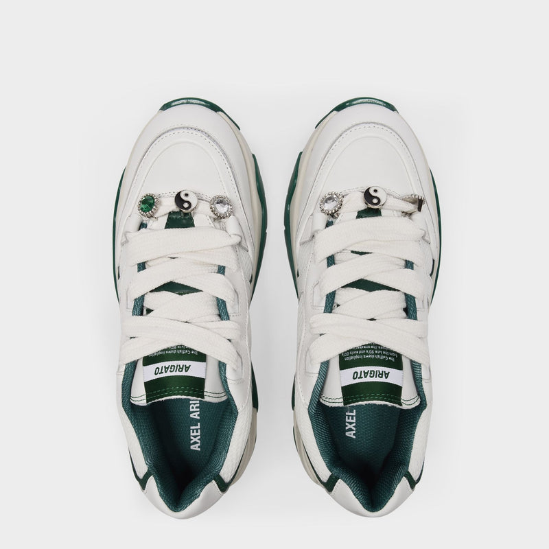 Catfish Sneakers - Axel Arigato -  White/Green Kale - Leather