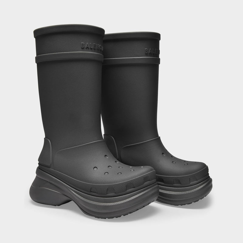 Crocs Boots in Grey Rubber