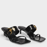 Bettina Sandals in Black Leather