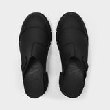 Clog in Black Recycled Rubber