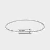 7G Octogon Cable Bracelet - Le Gramme - Silver - Silver/Diamond
