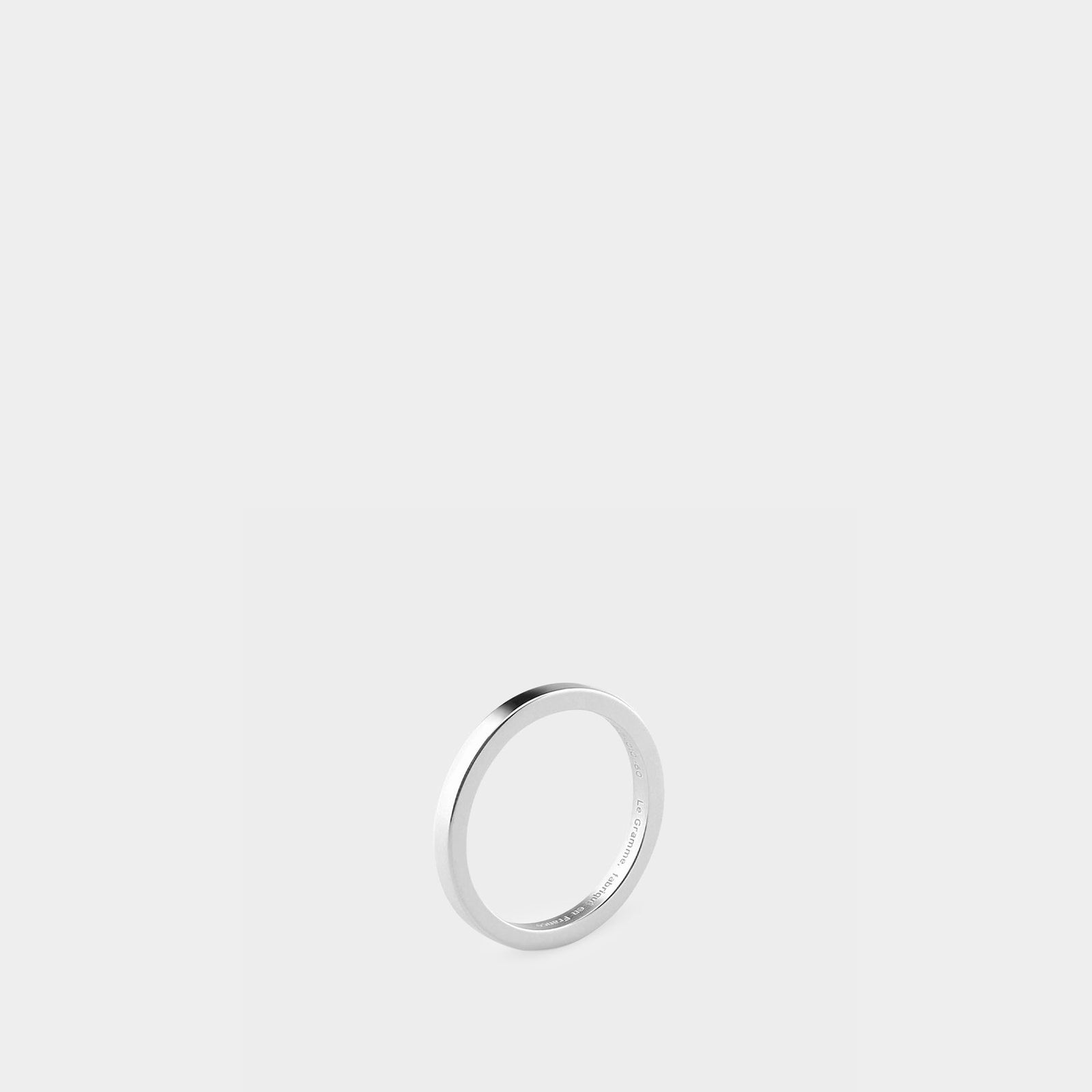 3G Ribbon Ring - Le Gramme - Silver