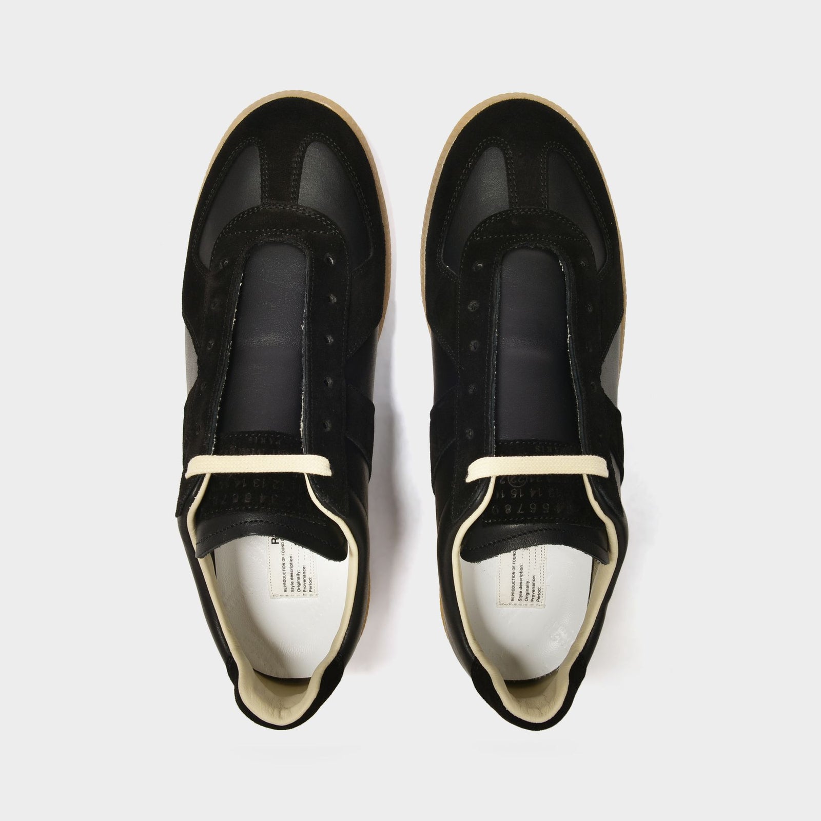 【関税&送料込】Maison Margiela Black Leather Climber Sneake Maison Margiela - Climber Leather, Nubuck and Suede High-Top