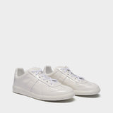 Replica Sneakers in White Leather