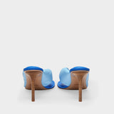 Les Sandales Nocio in Blue Leather