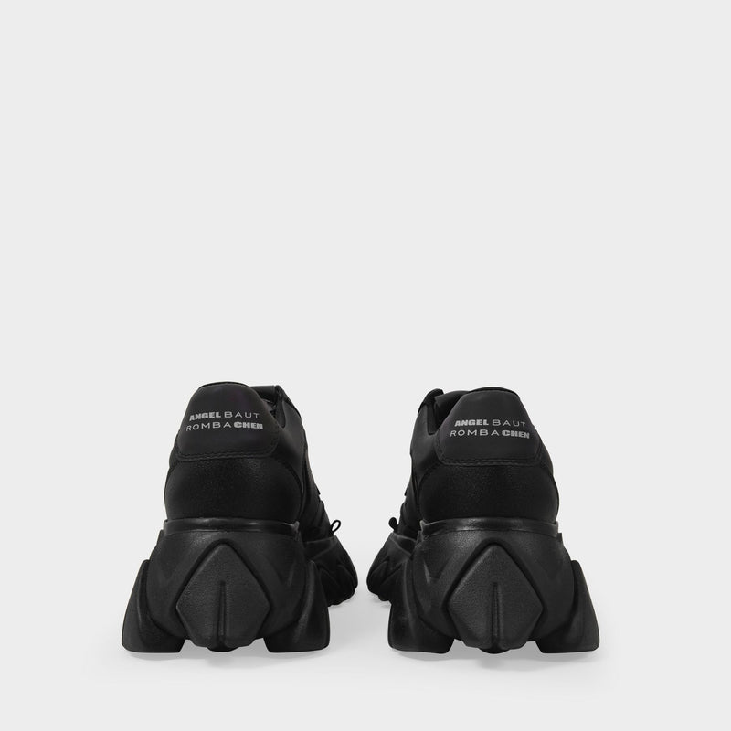 Boccachen Beyond Sneakers in Black Vegan Leather
