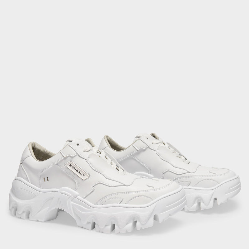 Boccaccio II Low Sneakers in White Vegan Leather