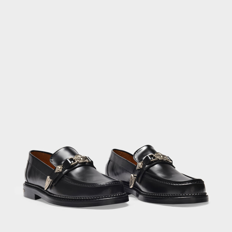 Aj826 Loafers - Toga Virilis - Black - Polido