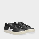 Campo Sneakers in Black and White Chromefree Leather
