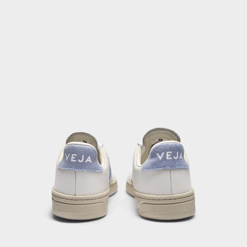 V-12 Sneakers - Veja - White/Steel - Leather