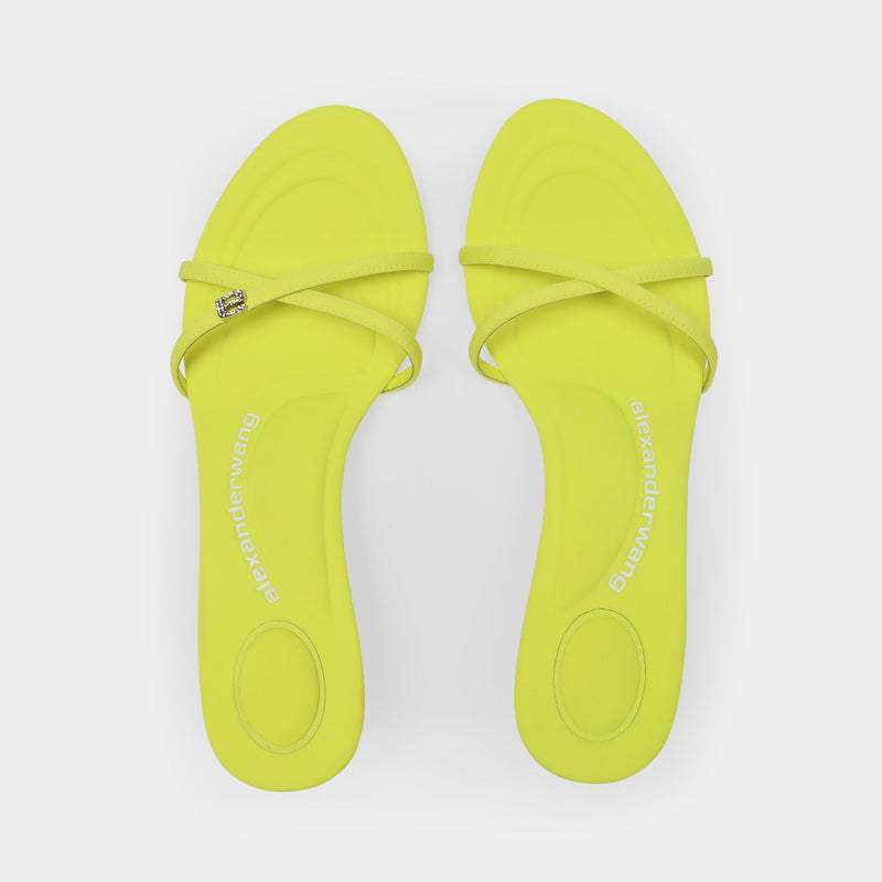 Dahlia 55 Sandals in Yellow Leather