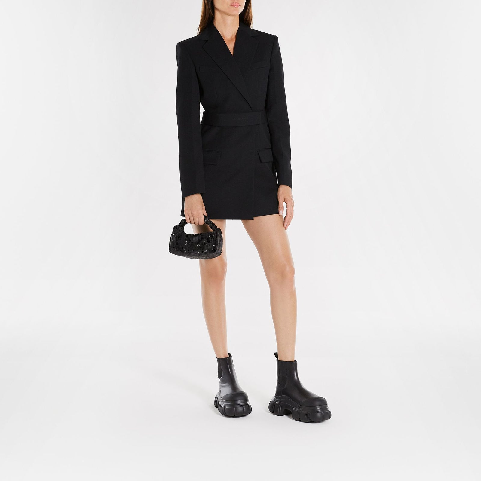 Storm Chelsea Ankle Boots Alexander Wang Leather Black