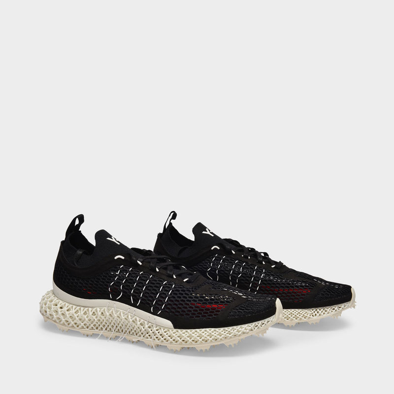 Y-3 Runner 4D Halo Black Sneakers